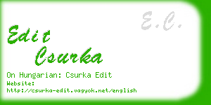 edit csurka business card
